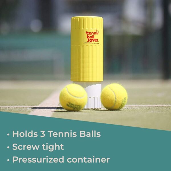 Tennis Ball Saver - Pressurized Tennis Ball Storage That Keeps Balls Bouncing Like New - Image 3