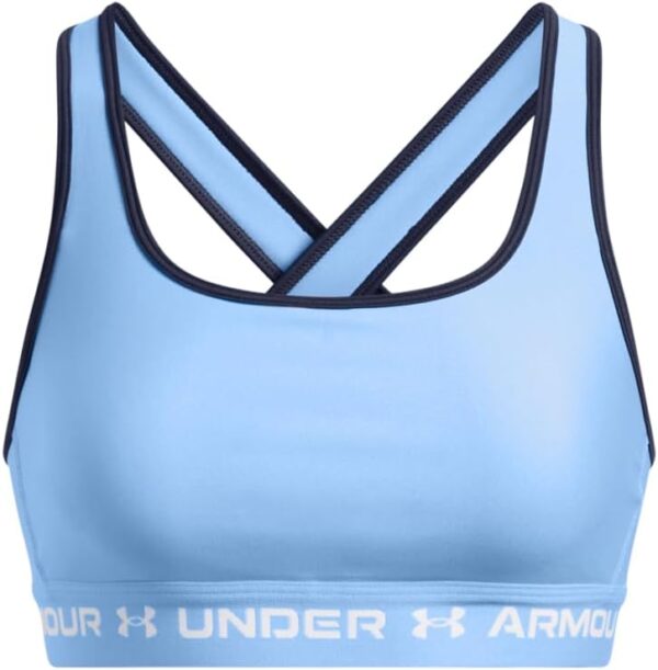 Under Armour Women's Crossback Mid Impact Sports Bra - Image 3