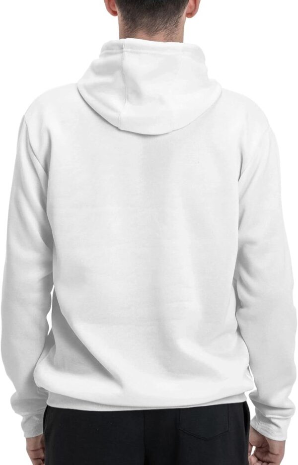 Men'S Sports And Leisure Drawstring Hoodie Classic Long Sleeved Pullover - Image 4