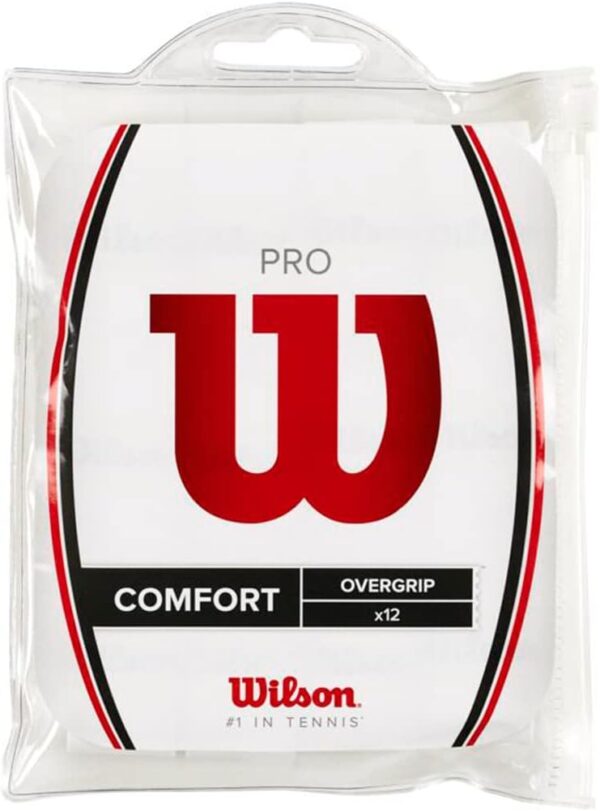 Wilson Pro Overgrip-Comfort 12 Pack, White