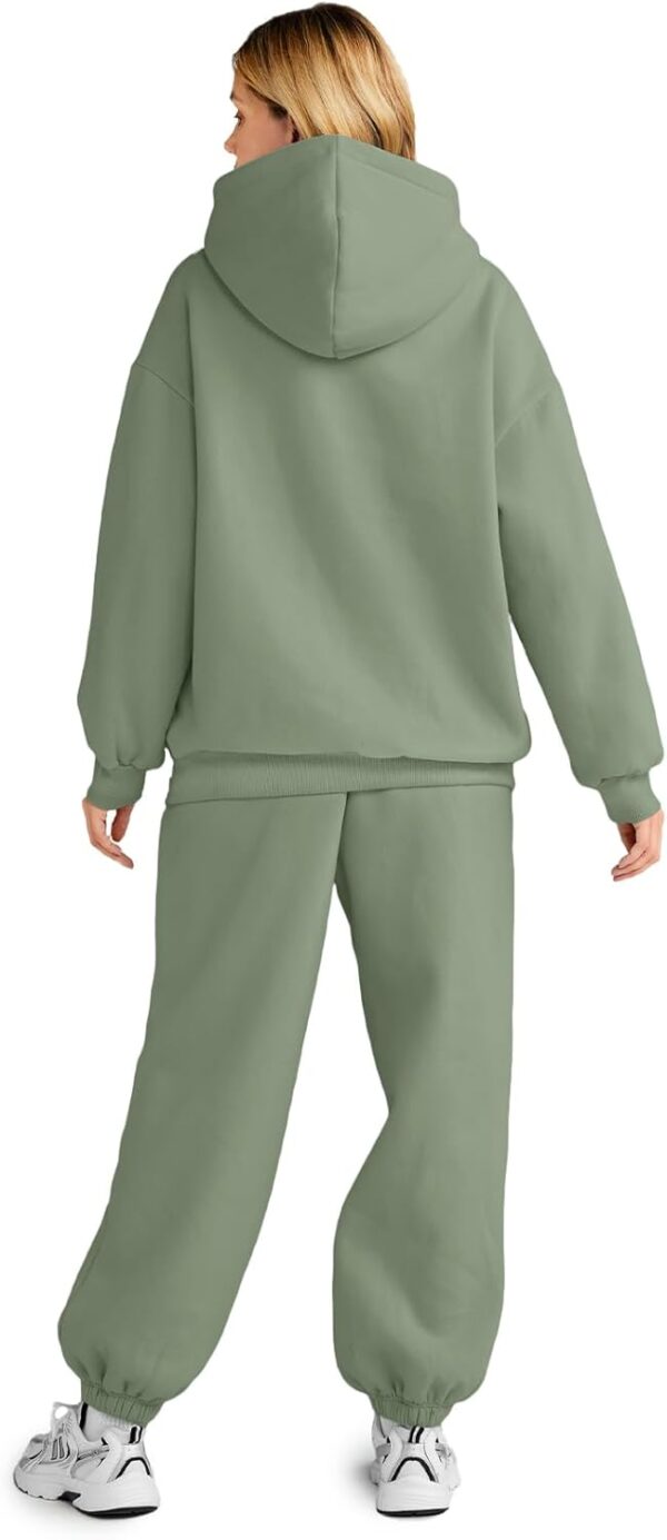 AUTOMET Womens 2 Piece Outfits Lounge Hoodie Sweatsuit Sets Oversized Sweatshirt Baggy Fall Fashion Sweatpants with Pockets - Image 3