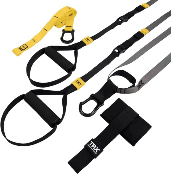 TRX GO Suspension Trainer System, Full-Body Workout for All Levels & Goals, Lightweight & Portable, Fast, Fun & Effective Workouts, Home Gym Equipment or for Outdoor Workouts, Grey - Image 10