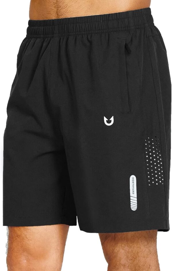 NORTHYARD Men's Athletic Running Shorts Quick Dry Workout Shorts 7"/ 5"/ 9" Lightweight Sports Gym Basketball Shorts Hiking