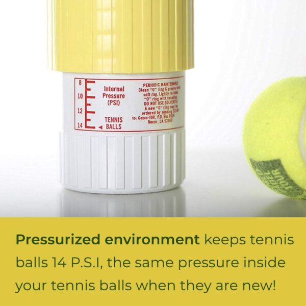 Tennis Ball Saver - Pressurized Tennis Ball Storage That Keeps Balls Bouncing Like New - Image 5