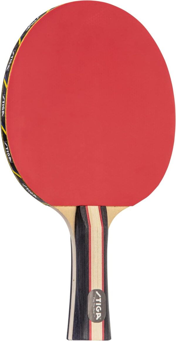 STIGA Performance 2 or 4 Player Table Tennis Set – USATT Approved Rackets and 3-Star Balls – 5-Ply Blade & Flared Handle – Perfect for Skill Development - Image 13