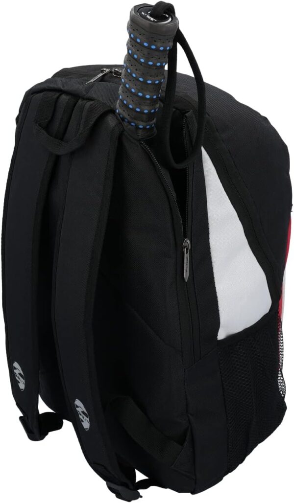 SIUX FUSION BLACK RED Padel Backpack I Compact I Practical I Lightweight I Ideal for Storing Padel Gear - Image 7