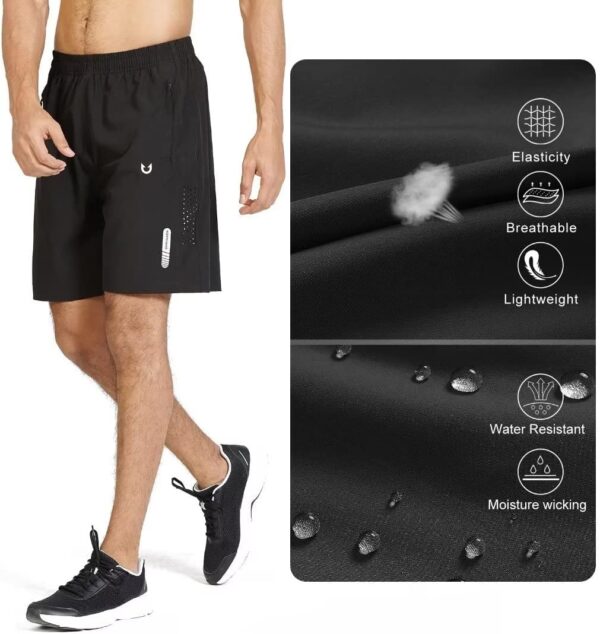 NORTHYARD Men's Athletic Running Shorts Quick Dry Workout Shorts 7"/ 5"/ 9" Lightweight Sports Gym Basketball Shorts Hiking - Image 5