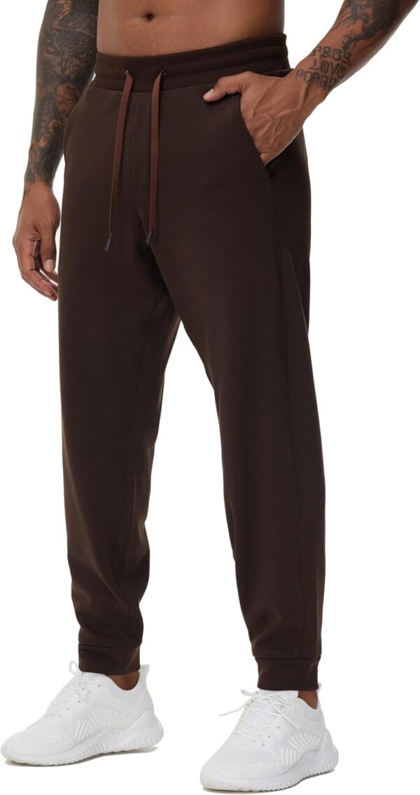 THE GYM PEOPLE Mens' Fleece Joggers Pants with Deep Pockets in Loose-fit Style