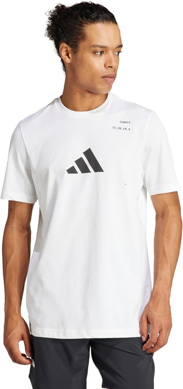 adidas Men's Tennis Graphic T-Shirt - Image 2