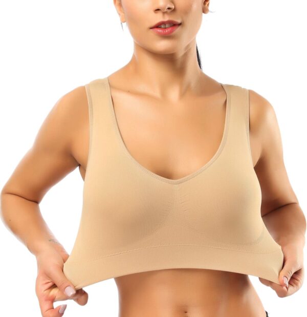 BESTENA Sports Bras for Women, Seamless Comfortable Yoga Bra with Removable Pads