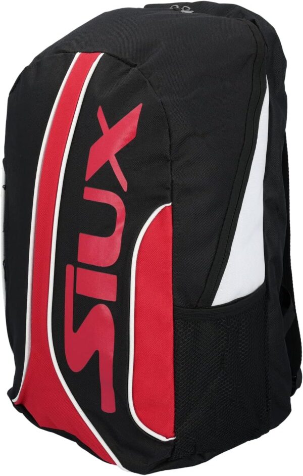 SIUX FUSION BLACK RED Padel Backpack I Compact I Practical I Lightweight I Ideal for Storing Padel Gear - Image 3