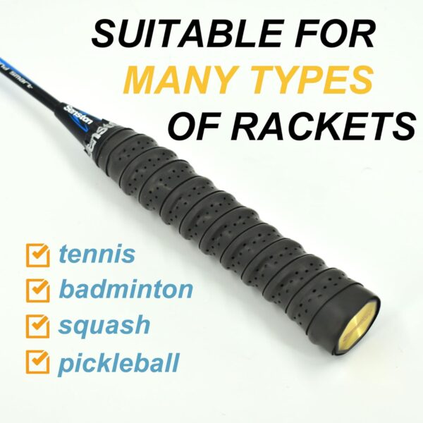 Senston New Racket Grip Anti Slip Perforated Super Absorbent Tennis Overgrip Badminton Overgrip Pickleball Overgrip - Image 6