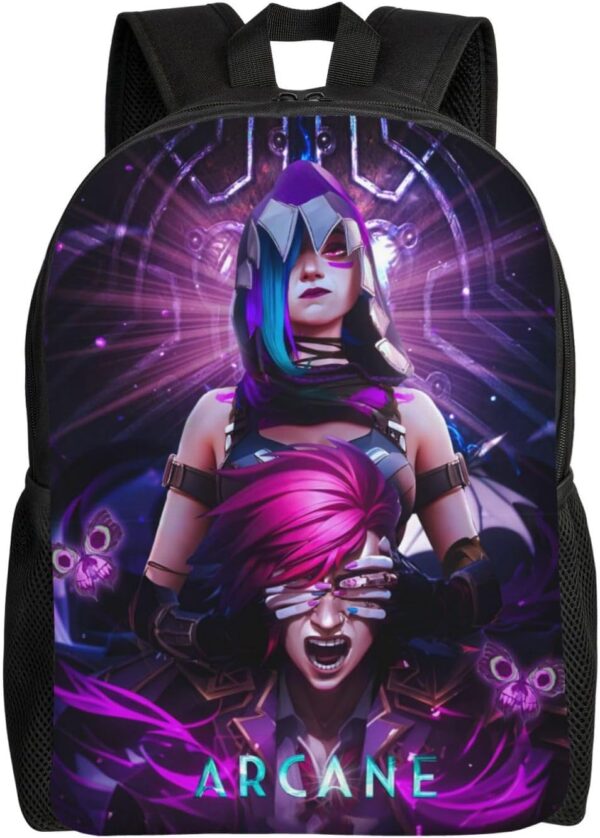 Arcane Backpack, Anime Leisure Travel Sports Backpack, Lightweight And Large Capacity