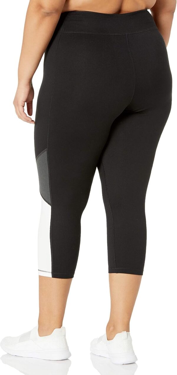 JUST MY SIZE Women's Active Pieced Stretch Capri - Image 2