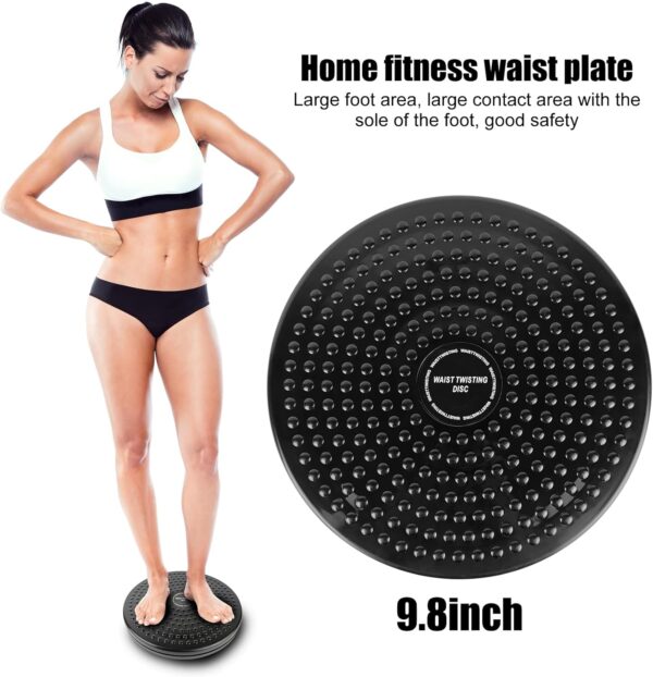 H H&J HUAJIAN Waist Whisper Disc,Body Twister Waist Twister Body Shaping Rotating Board for Women's Twisting Sports Equipment Aerobic Exercise Foot Massage - Image 4