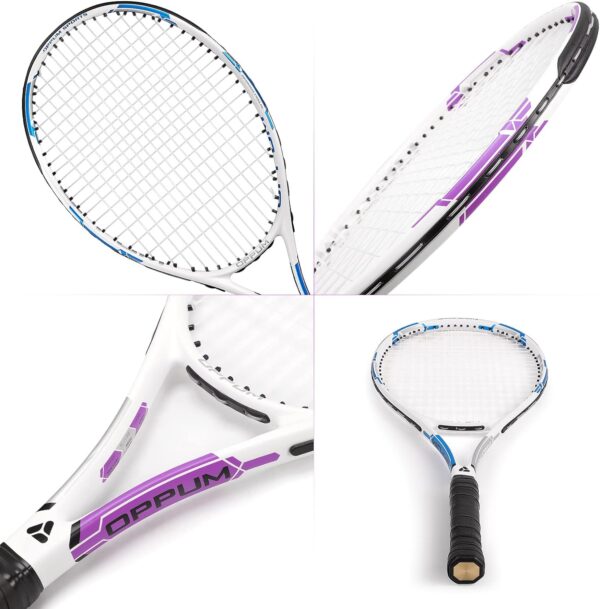 27" Pro Tennis Rackets (2-Pack), Lightweight, Durable Strings, Ideal for Beginner/Intermediate Players - Image 4