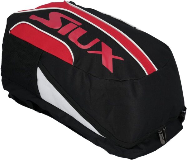 SIUX FUSION BLACK RED Padel Backpack I Compact I Practical I Lightweight I Ideal for Storing Padel Gear - Image 6