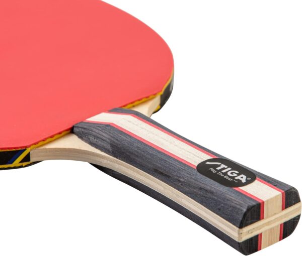 STIGA Performance 2 or 4 Player Table Tennis Set – USATT Approved Rackets and 3-Star Balls – 5-Ply Blade & Flared Handle – Perfect for Skill Development - Image 14