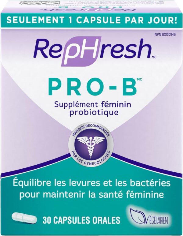 Rephresh Pro-B Probiotic Supplement for Women, 30 Oral Capsules - Image 2