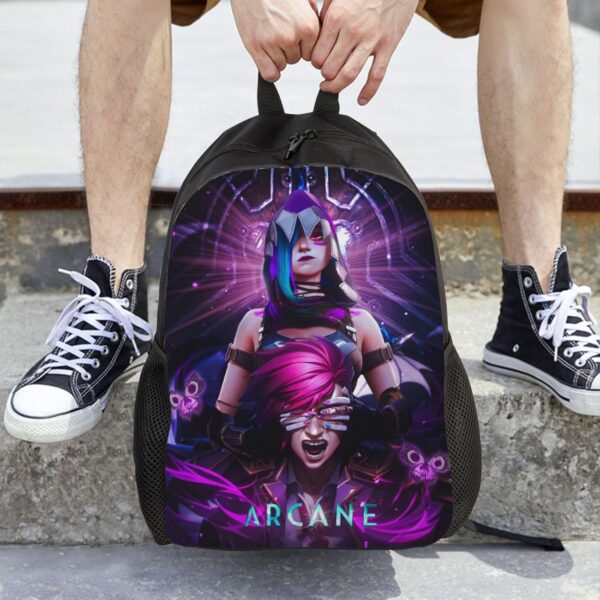 Arcane Backpack, Anime Leisure Travel Sports Backpack, Lightweight And Large Capacity - Image 8