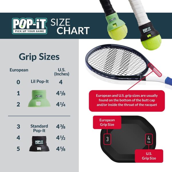 Tennis Ball Picker Upper for Rackets - Compact and Lightweight Tennis Accessories (Youth Size Green, Adult Black) - Image 2