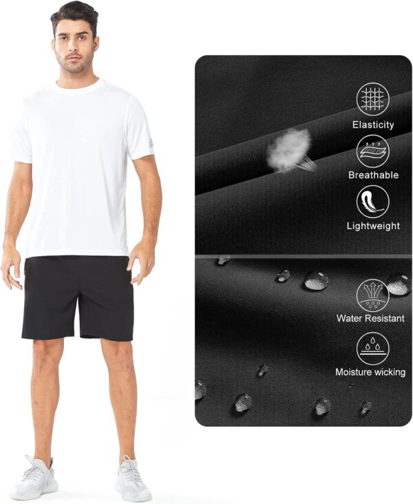 NORTHYARD Men's Athletic Running Shorts Quick Dry Workout Shorts Lightweight Sports Gym Basketball Short Hiking - Image 5