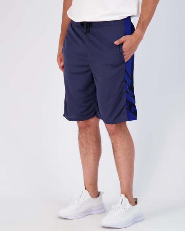 Real Essentials 5 Pack: Men's Mesh Athletic Basketball Shorts Quick Dry Activewear with Pockets - Image 2