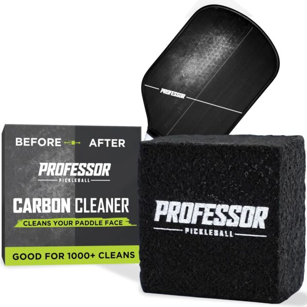 Carbon Cleaner, Premium Pickleball Paddle Eraser for Raw Carbon Fiber Paddles, Effortless Residue Removal, Quick & Effective, Eliminates Ball Residue, Dirt, Scratches