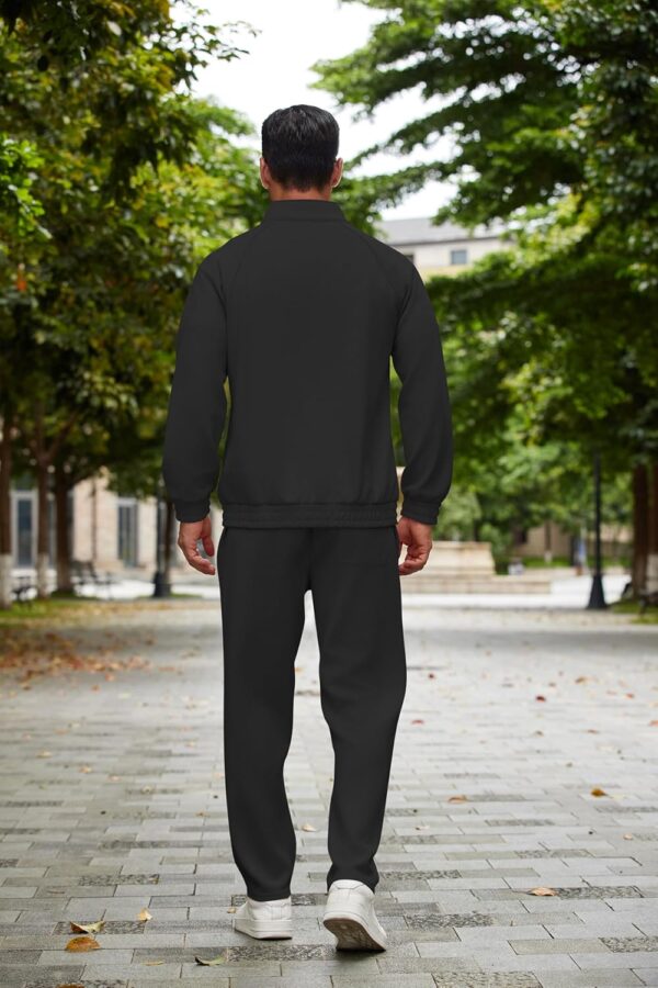 COOFANDY Mens 2 Piece Tracksuit Casual Sweatsuits Full Zip Track Suits Jogging Athletic Suit Sets - Image 4