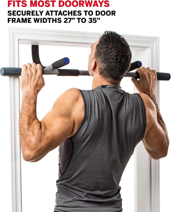 Perfect Fitness Multi-Gym Doorway Pull Up Bar and Portable Gym System - Image 2