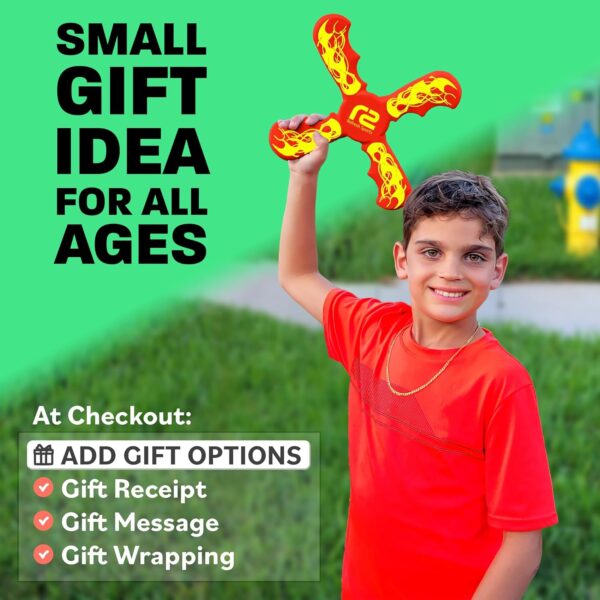 Boomerang for Kids - Toys For Ages 8-13 Boys & Girls - Fun & Easy To Use - Stocking Stuffers for Kids 6 7 8 9 10 Year Old Boy Gifts - Best Gifts For 8 Year Old Boys Gift Ideas for Ages 6-8 8-10 8-12 + - Image 5