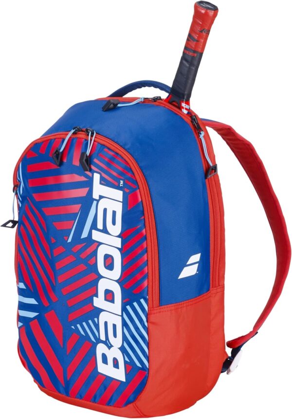 Babolat Jr Tennis Backpack (White/Blue/Red) - Image 2