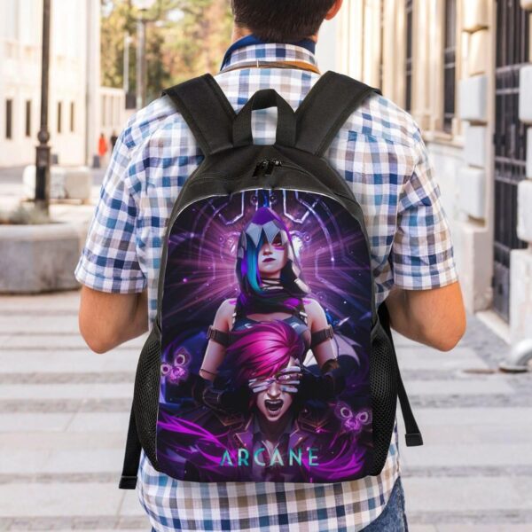 Arcane Backpack, Anime Leisure Travel Sports Backpack, Lightweight And Large Capacity - Image 7