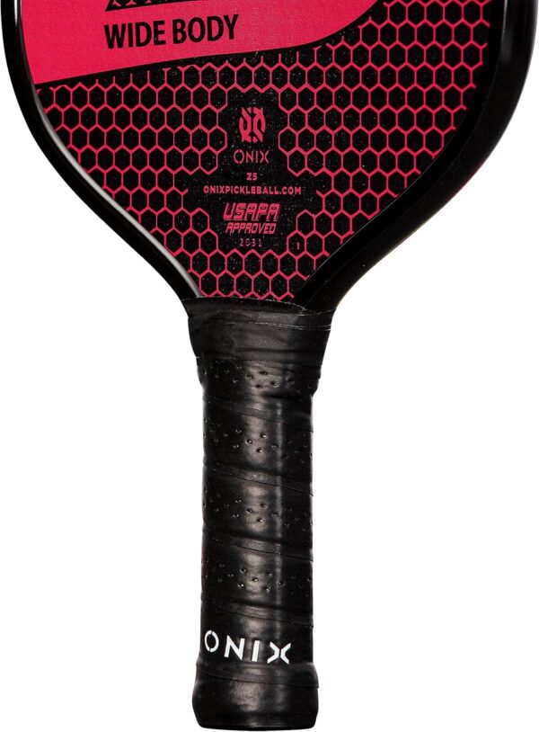 ONIX Graphite MOD Z5 Graphite Carbon Fiber Pickleball Paddles with Cushion Comfort Pickleball Paddle Grip - Image 7