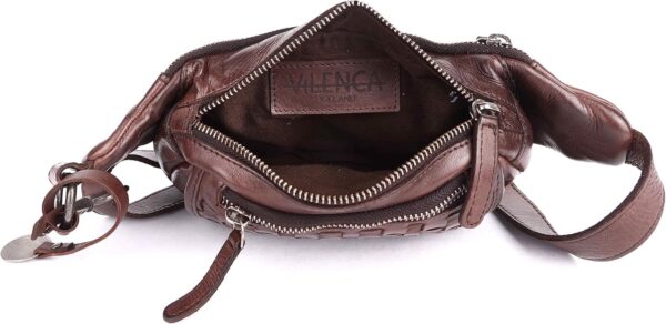 Genuine Leather Waist Bag Unisex, Waist Bag for Travel Trendy Casual Travelling Essentials Kept Bag Stylish, Durable, and Secure Travel Companion(VL-094-BROWN) - Image 7