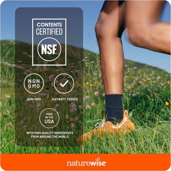 NatureWise Curcumin Turmeric 2250mg | 95% Curcuminoids & BioPerine Black Pepper Extract | Advanced Absorption for Joint Support [2 Month Supply - 180 Count] - Image 6