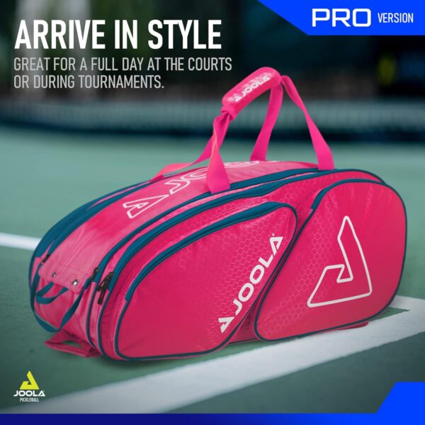 JOOLA Tour Elite Pro Pickleball Bag – Backpack & Duffle Bag for Paddles & Pickleball Accessories – Thermal Insulated Pockets Hold 4+ Paddles - Includes Fence Hook - Image 4