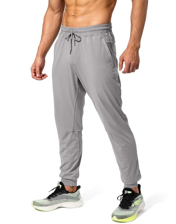 G Gradual Men's Sweatpants with Zipper Pockets Athletic Pants Traning Track Pants Joggers for Men Soccer, Running, Workout - Image 2