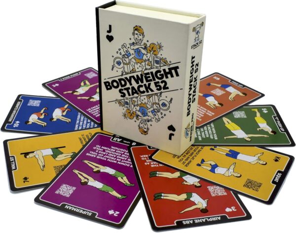 Bodyweight Exercise Cards: Workout Playing Card Game. Designed by a Military Fitness Expert. Video Instructions Included. No Equipment Needed. Burn Fat Build Muscle.