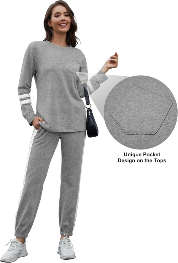 RUBZOOF Sweatsuits for Women Sets 2 Piece Outfits Casual Lounge Sets Two Piece Sweat Suits S-3XL - Image 2