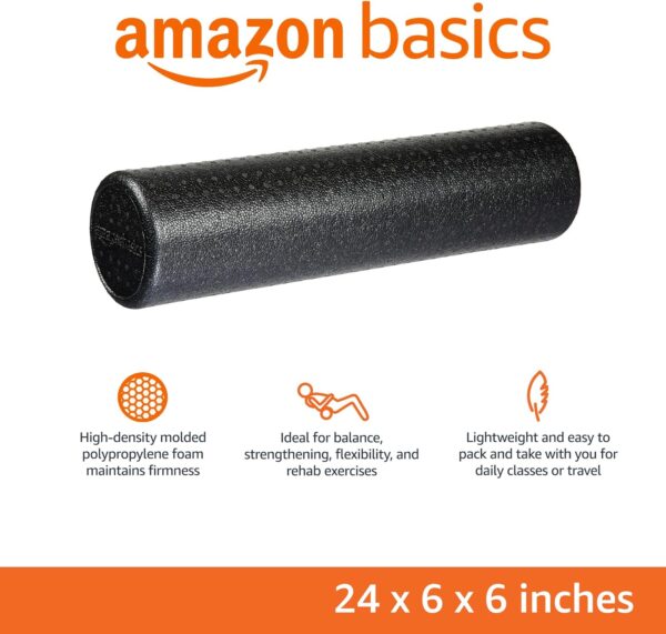 Amazon Basics High Density Foam Roller for Exercise and Recovery - Image 2