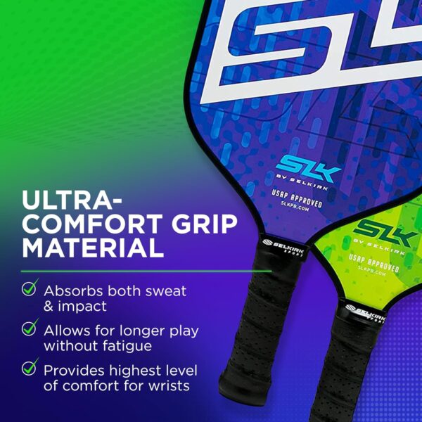 SLK by Selkirk Pickleball Paddle Bundles | SLK Neo Fiberglass and Graphite Pickleball Paddles | SLK Atlas Raw Carbon Fiber Pickleball Paddle | Pickleball Rackets Designed in The USA - Image 5