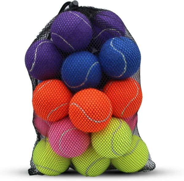 Tennis Balls, 20 Pack Training Tennis Balls,High Elasticity Practice Tennis Balls for Beginner, Exercise Playing Balls for Pet Dog