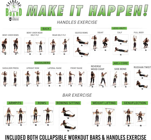 Home Workout Equipment for Women. Home Gym Equipment. Home Exercise Equipment Women. Portable Workout Home. Total Body Workout. Travel Gym. Crossfit Equipment. Home Fitness Equipment | EXERCISE BOARD. - Image 7