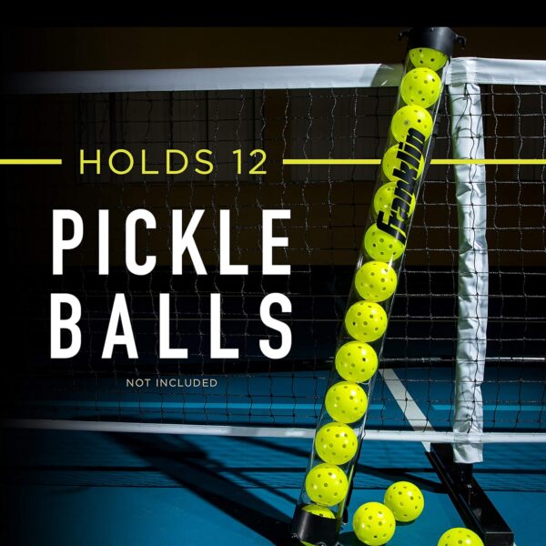 Franklin Sports Pickleball, Tennis + Padel Ball Hopper Tubes - (15) Tennis/Padel Ball + (12) Pickleball Picker Upper Tubes - Ball Hoppers + Retriever for Quick Pickup + Storage - Balls Not Included - Image 4