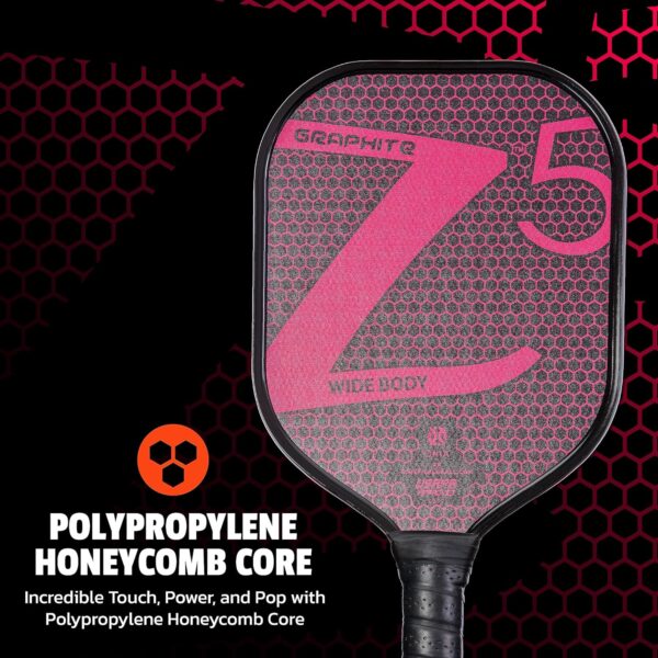 ONIX Graphite MOD Z5 Graphite Carbon Fiber Pickleball Paddles with Cushion Comfort Pickleball Paddle Grip - Image 2